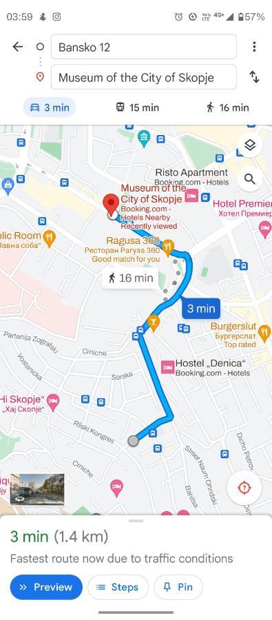 Digital Nomad Comfy Apartment,Foot Mountain Vodno And Millennium Cross,19 Min By Walk To Cener,Free Parking Skopje Luaran gambar