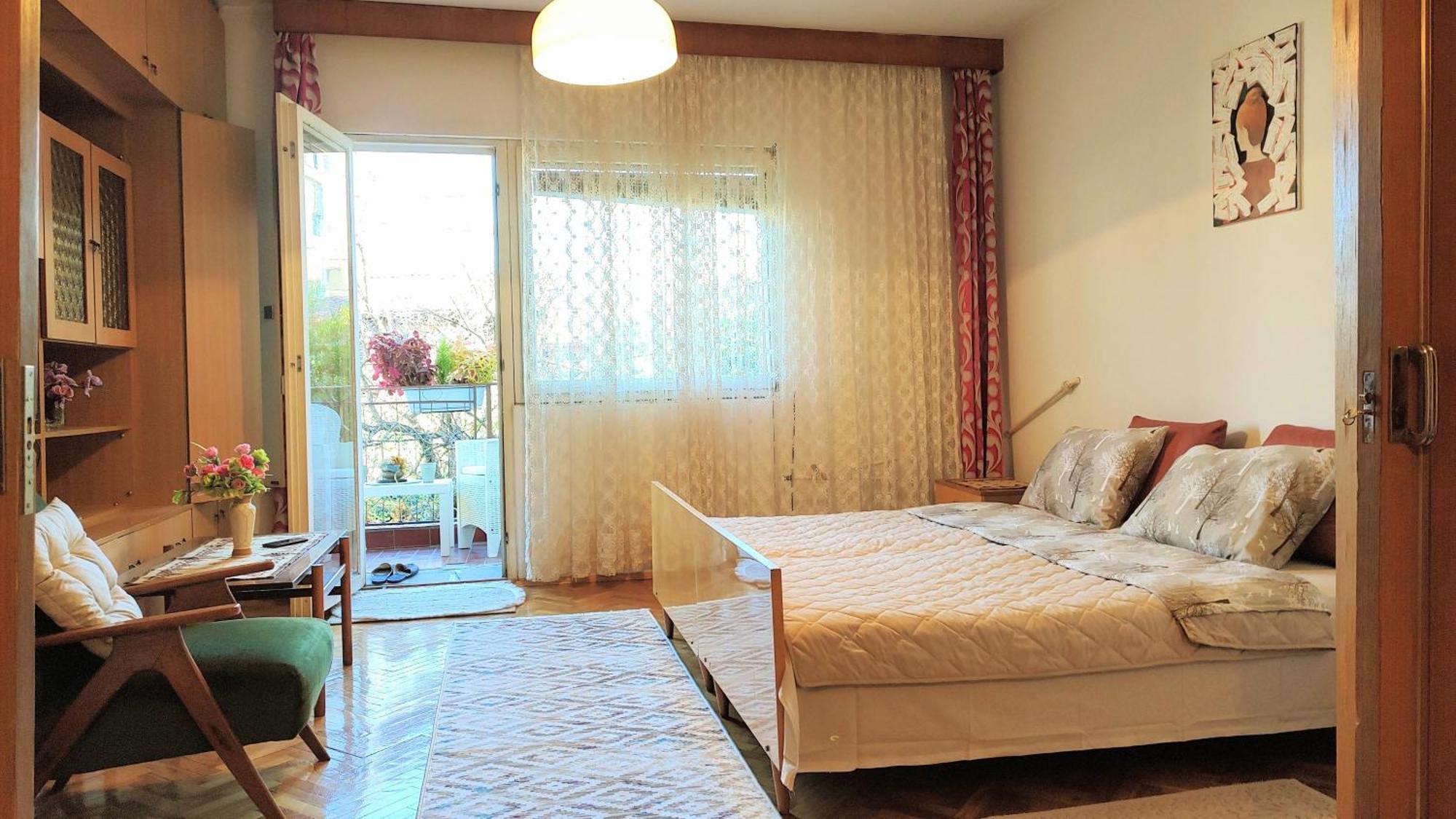 Digital Nomad Comfy Apartment,Foot Mountain Vodno And Millennium Cross,19 Min By Walk To Cener,Free Parking Skopje Luaran gambar